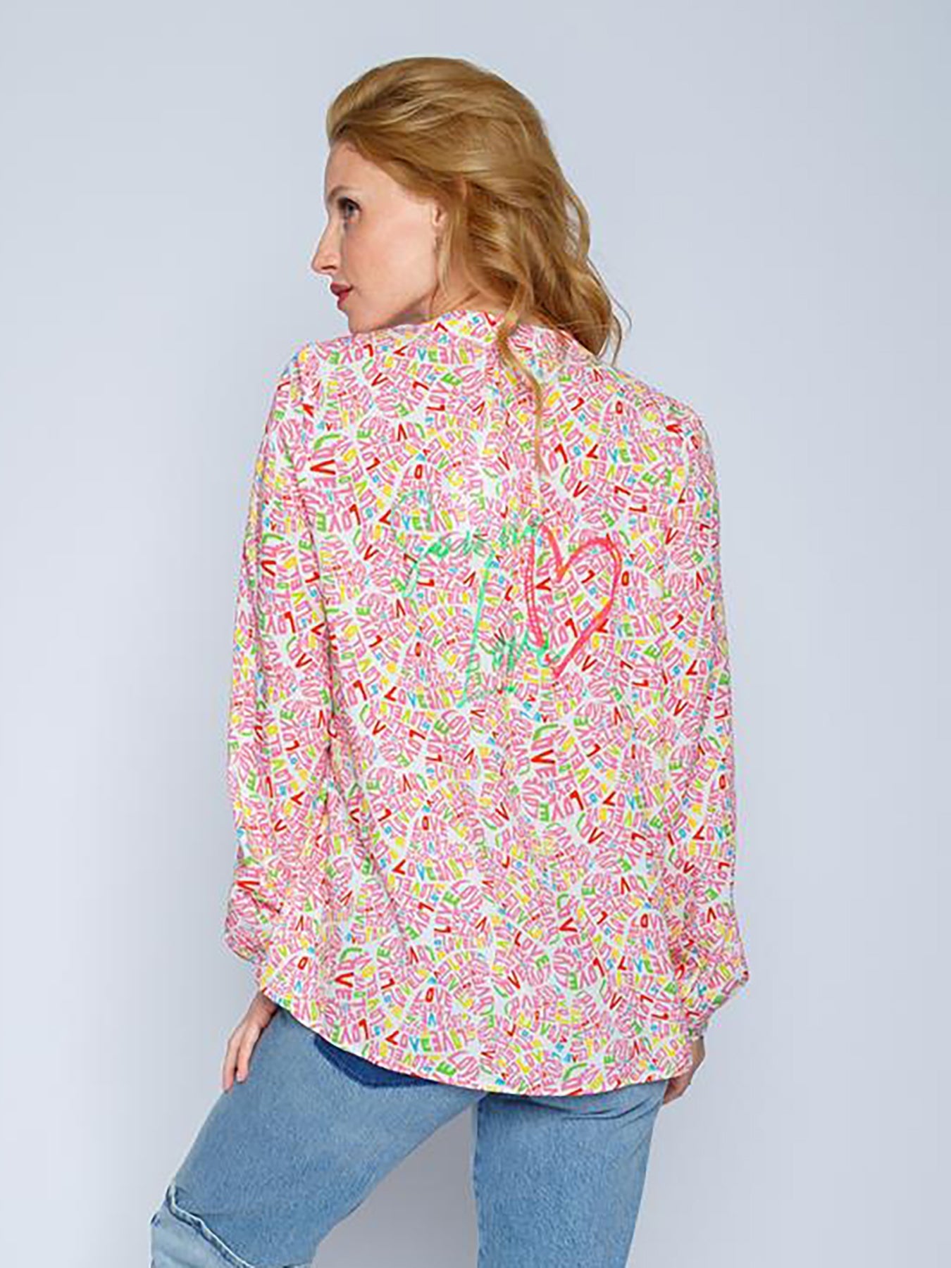 Livia | Bluse mit Fließender Viskose und Rüschendetails für Frauen