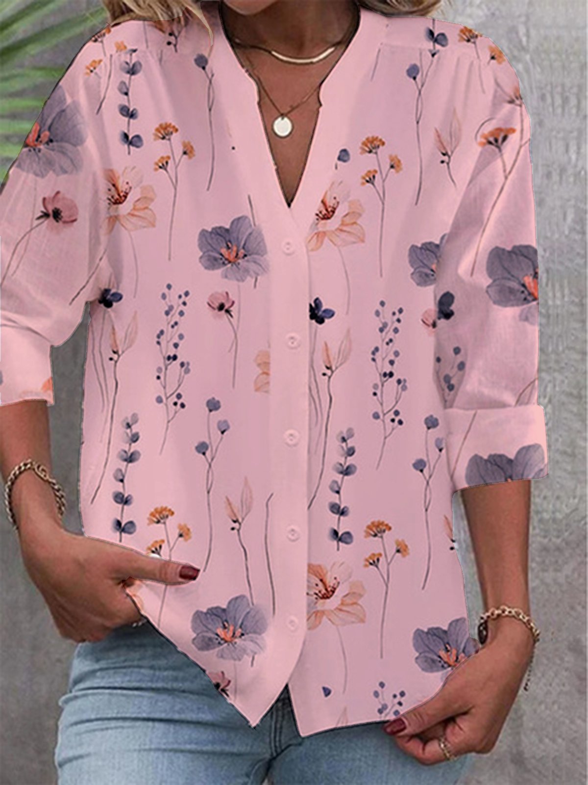 Livia | Damenbluse mit Leinen-Baumwoll-Mischung und Modischem Design für Damen