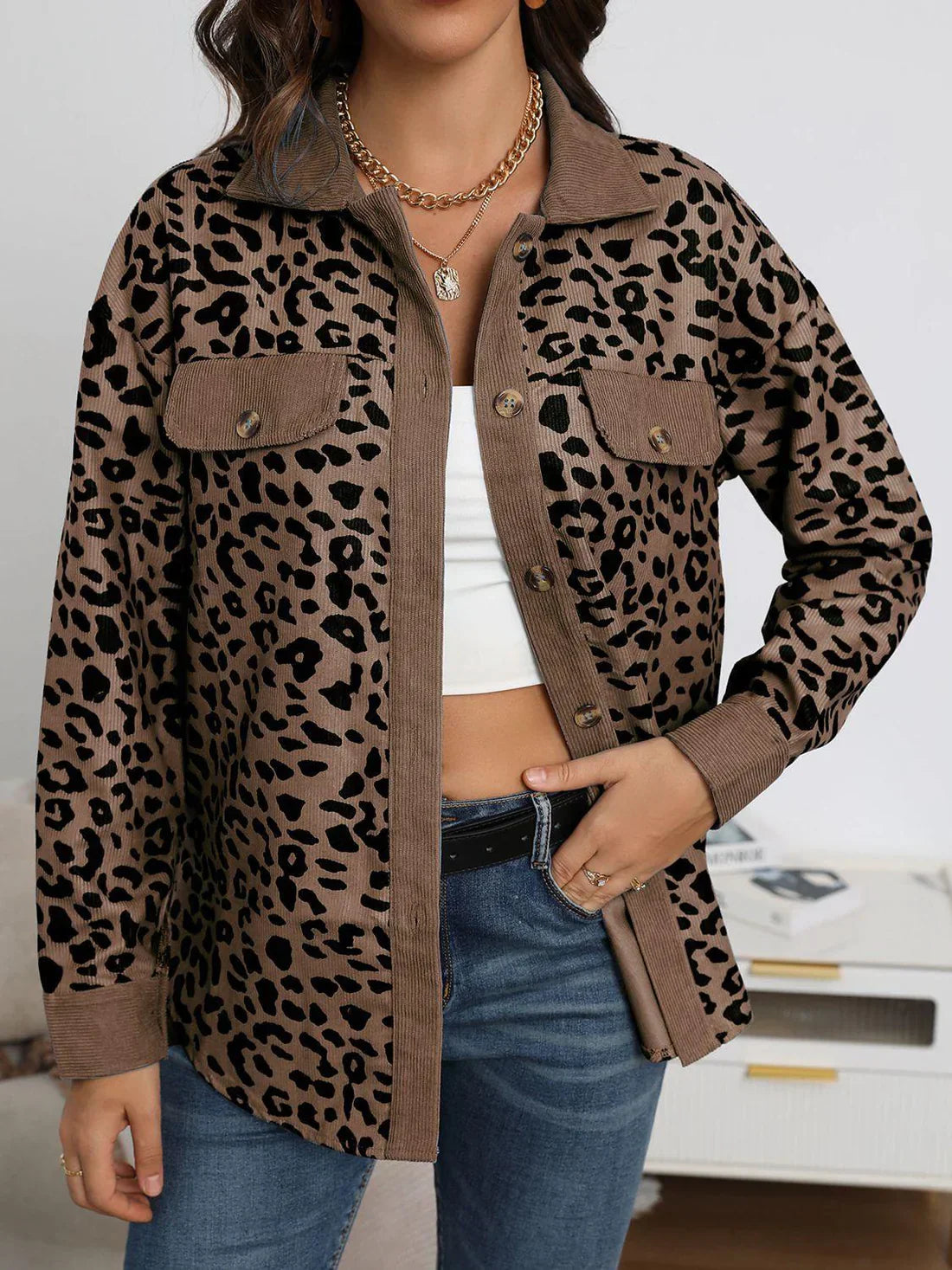 Luna | Leoparden-Jacke mit Stilvollem Muster und Premium-Qualität für Damen