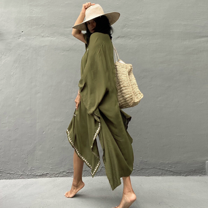 Livia | Strandjacke mit Leichtem Stoff und Stilvollem Design für Frauen