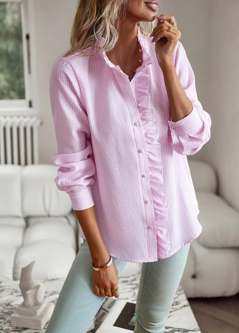Rosalinde | Bluse mit zeitlosem Stil und schmeichelnder Passform für Frauen