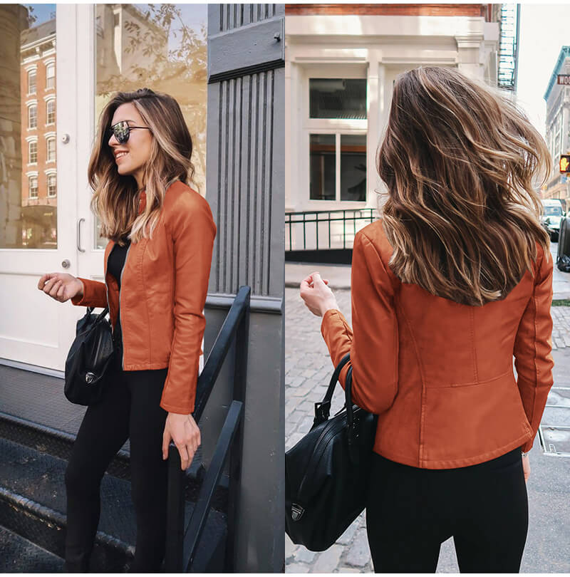 Isabella | Lederjacke mit zeitgemäßem Design und vielseitiger Eleganz für Damen