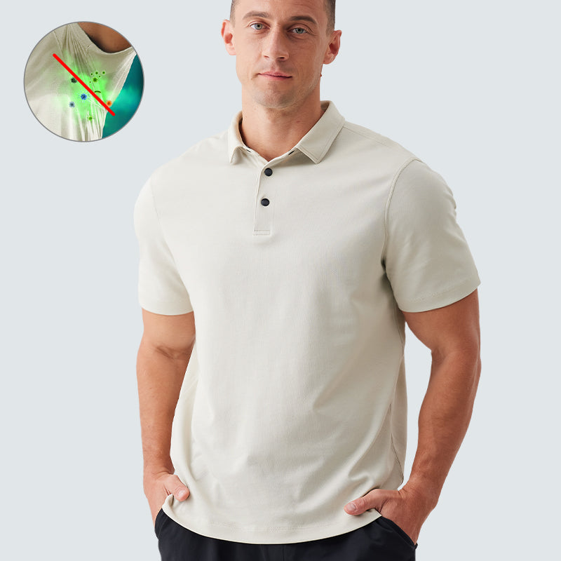 Luca | Poloshirt mit geruchsneutralisierender Technologie und feuchtigkeitsregulierenden Eigenschaften für Herren