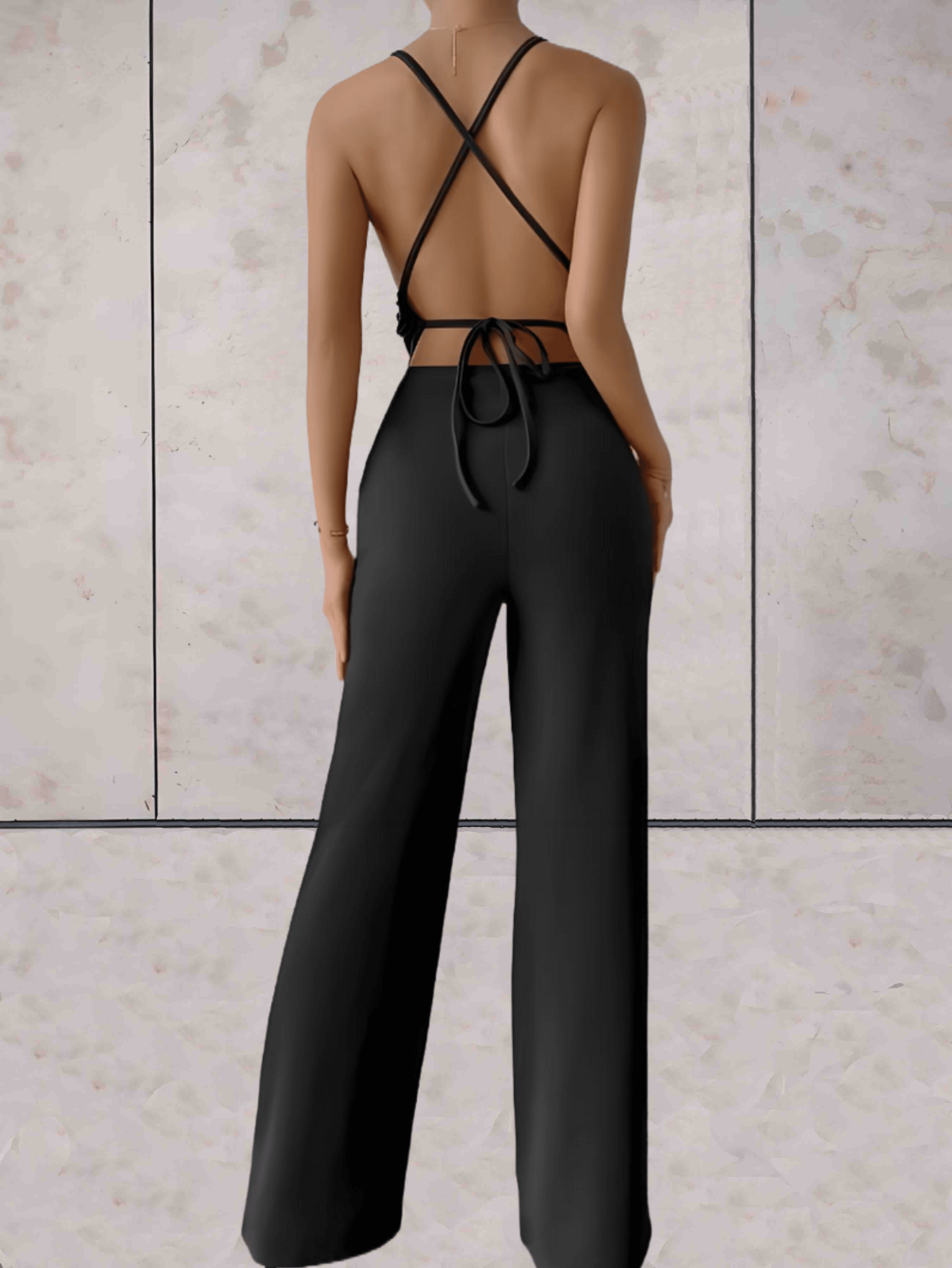 Luna | Jumpsuit mit Eleganten Rückenfreien Details für Damen