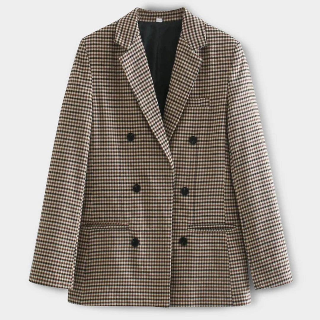 Vespera | Blazer mit Eleganten Hahnentritt-Design für Damen