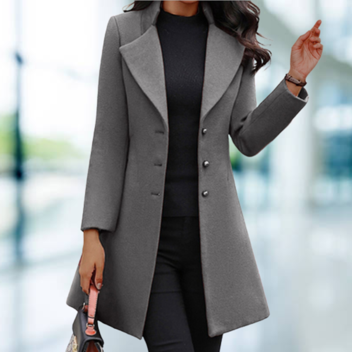 Celestia | Lange Jacke mit Eleganz und Komfort für den Winter