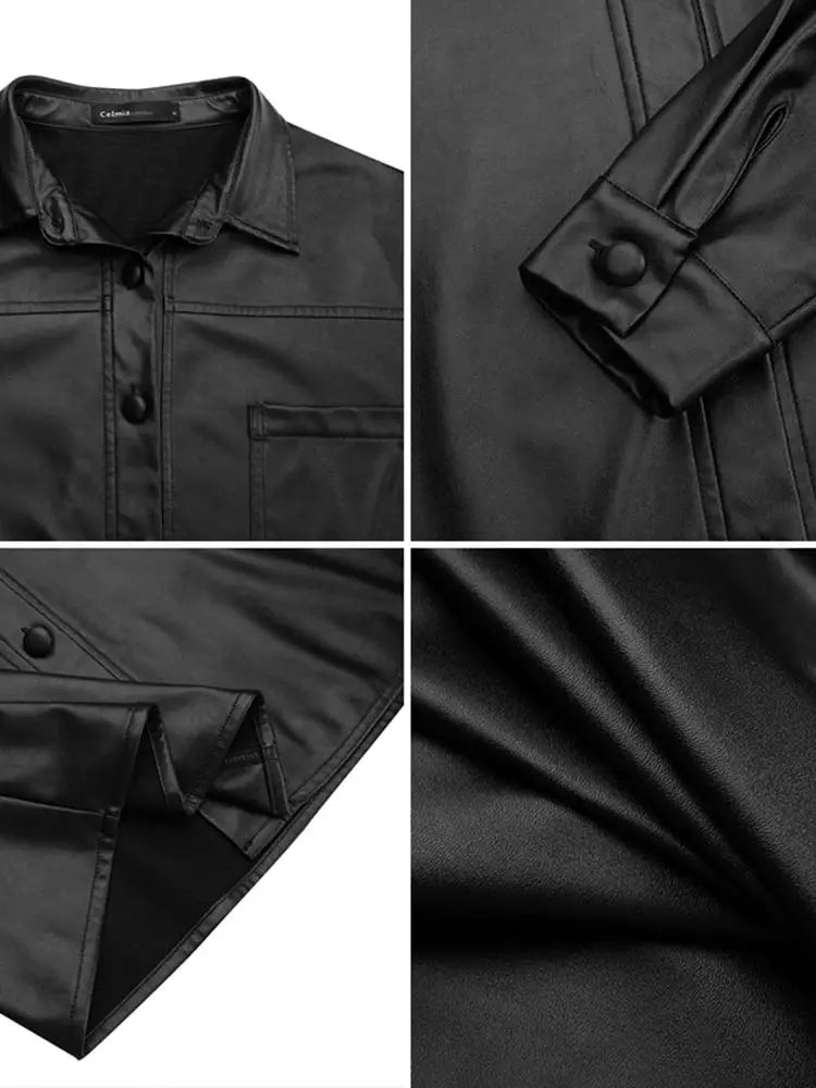 Liana | Kunstlederjacke mit Stil und Komfort für Damen