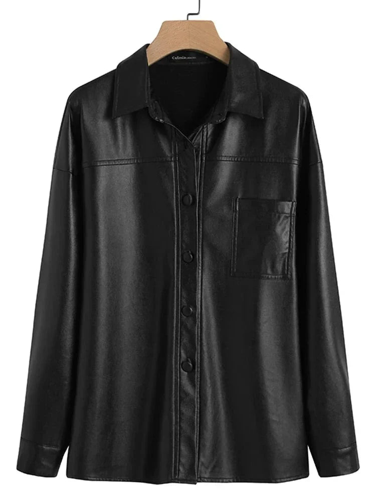 Liana | Kunstlederjacke mit Stil und Komfort für Damen