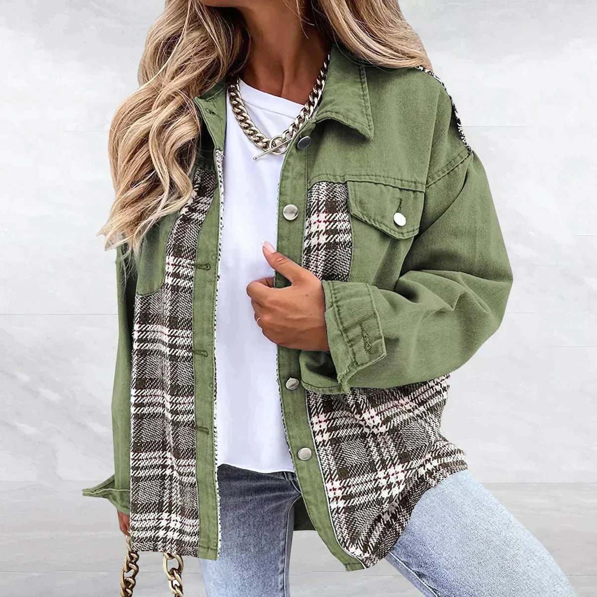 Livia | Jeansjacke mit Hoher Qualität und Zeitlosem Design für Damen