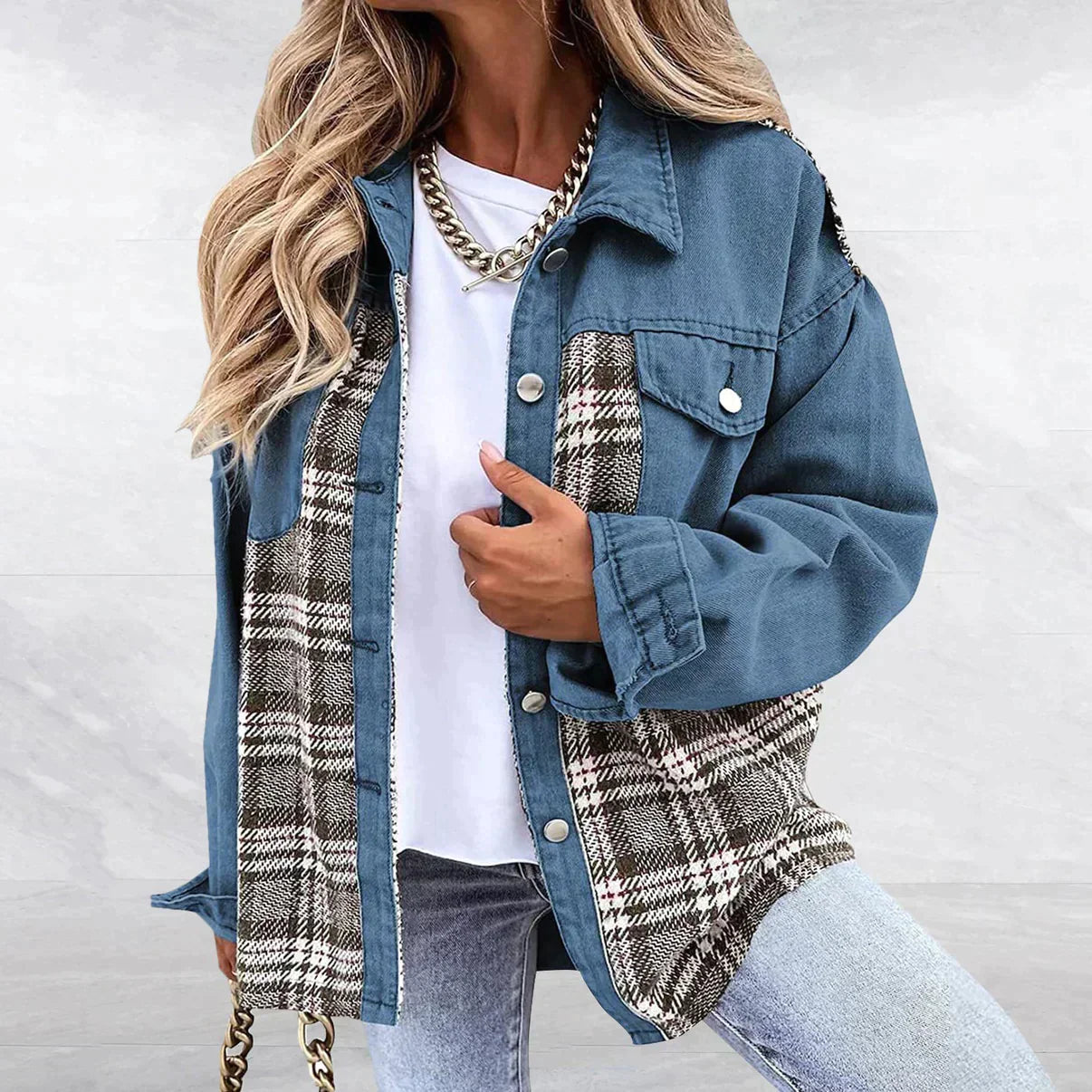 Livia | Jeansjacke mit Hoher Qualität und Zeitlosem Design für Damen