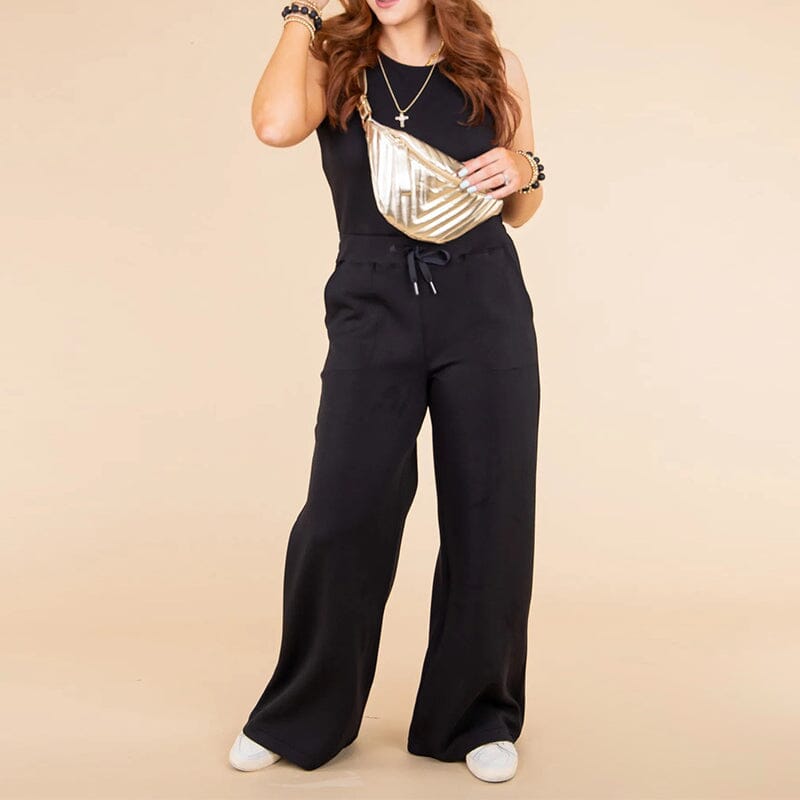 Livia | Ärmelloser Jumpsuit mit Leichtem Stoff und Maßgeschneiderter Passform für Damen