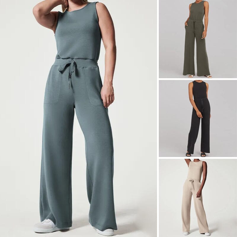 Livia | Ärmelloser Jumpsuit mit Leichtem Stoff und Maßgeschneiderter Passform für Damen