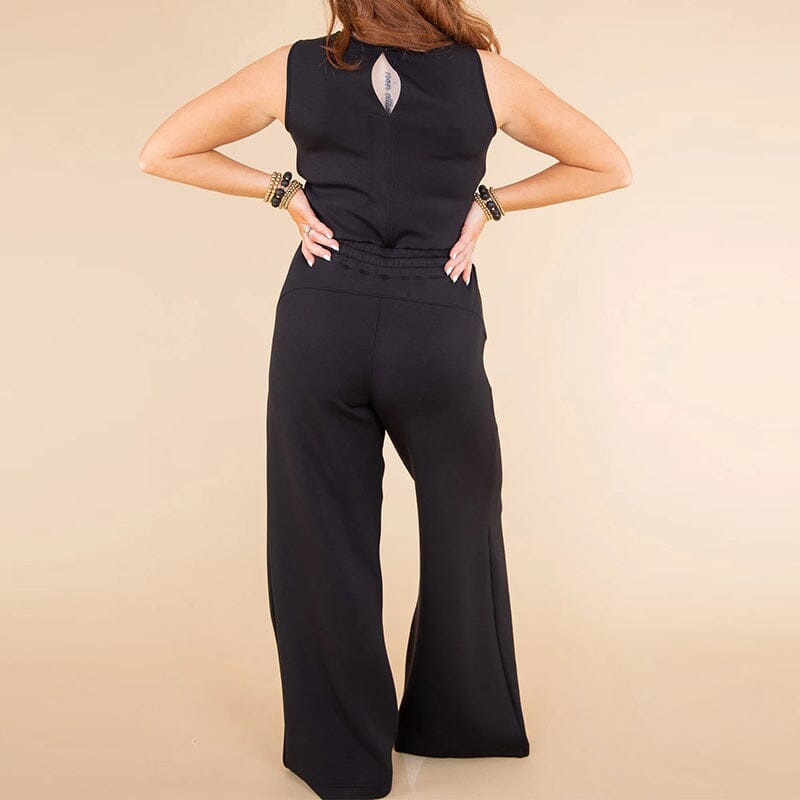Livia | Ärmelloser Jumpsuit mit Leichtem Stoff und Maßgeschneiderter Passform für Damen