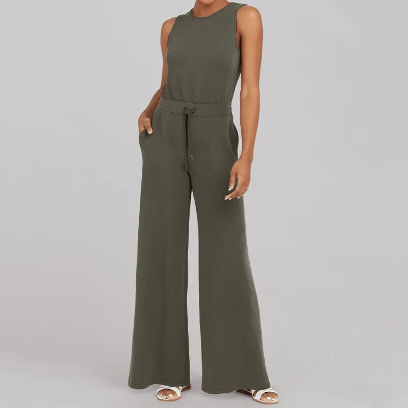 Livia | Ärmelloser Jumpsuit mit Leichtem Stoff und Maßgeschneiderter Passform für Damen