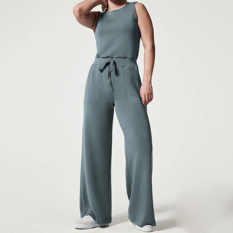 Livia | Ärmelloser Jumpsuit mit Leichtem Stoff und Maßgeschneiderter Passform für Damen