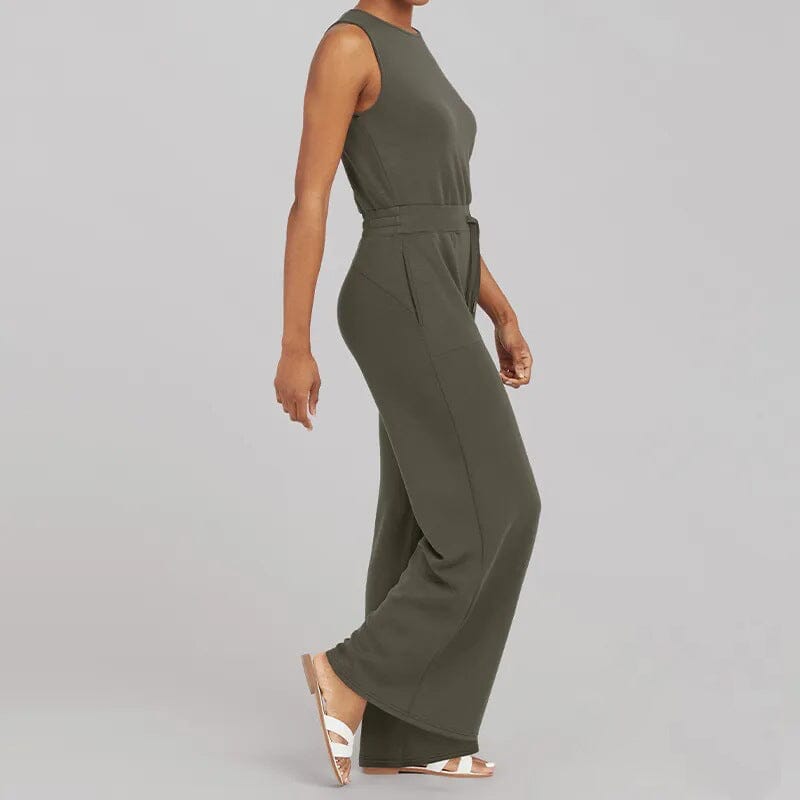 Livia | Ärmelloser Jumpsuit mit Leichtem Stoff und Maßgeschneiderter Passform für Damen
