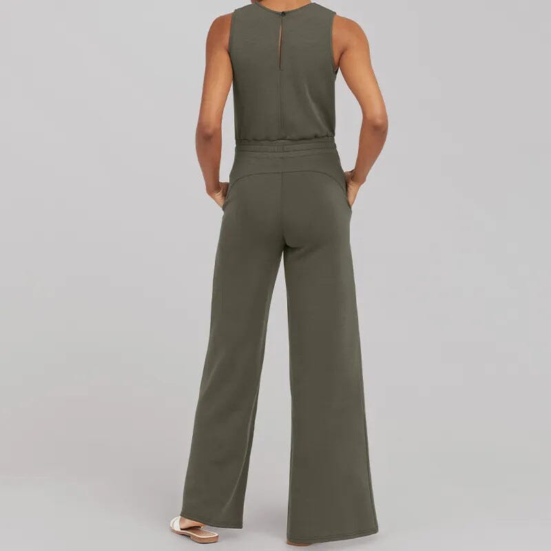 Livia | Ärmelloser Jumpsuit mit Leichtem Stoff und Maßgeschneiderter Passform für Damen