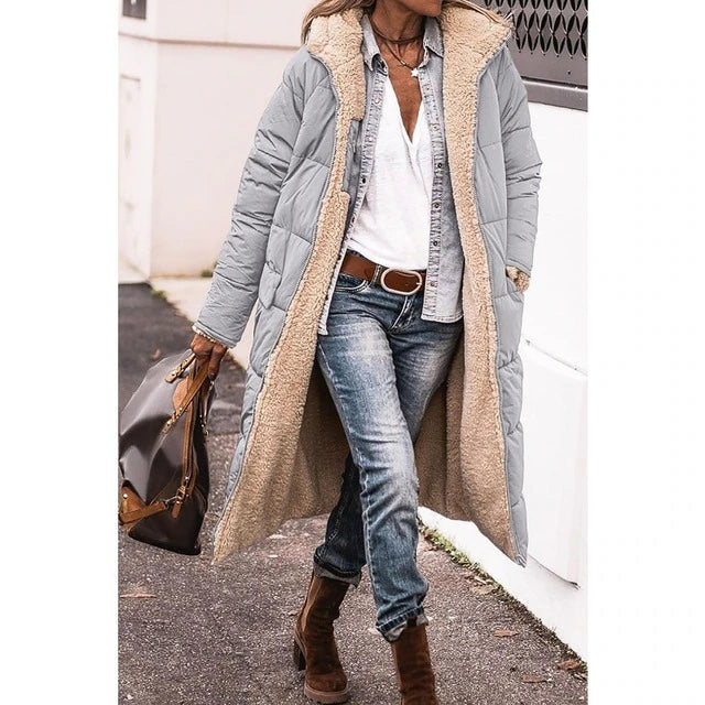 Mira | Wendbarer Sherpa-Puffermantel mit Stil und Gemütlichkeit für den Winter