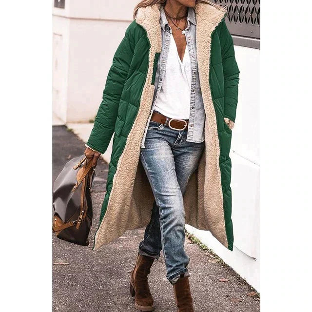 Mira | Wendbarer Sherpa-Puffermantel mit Stil und Gemütlichkeit für den Winter