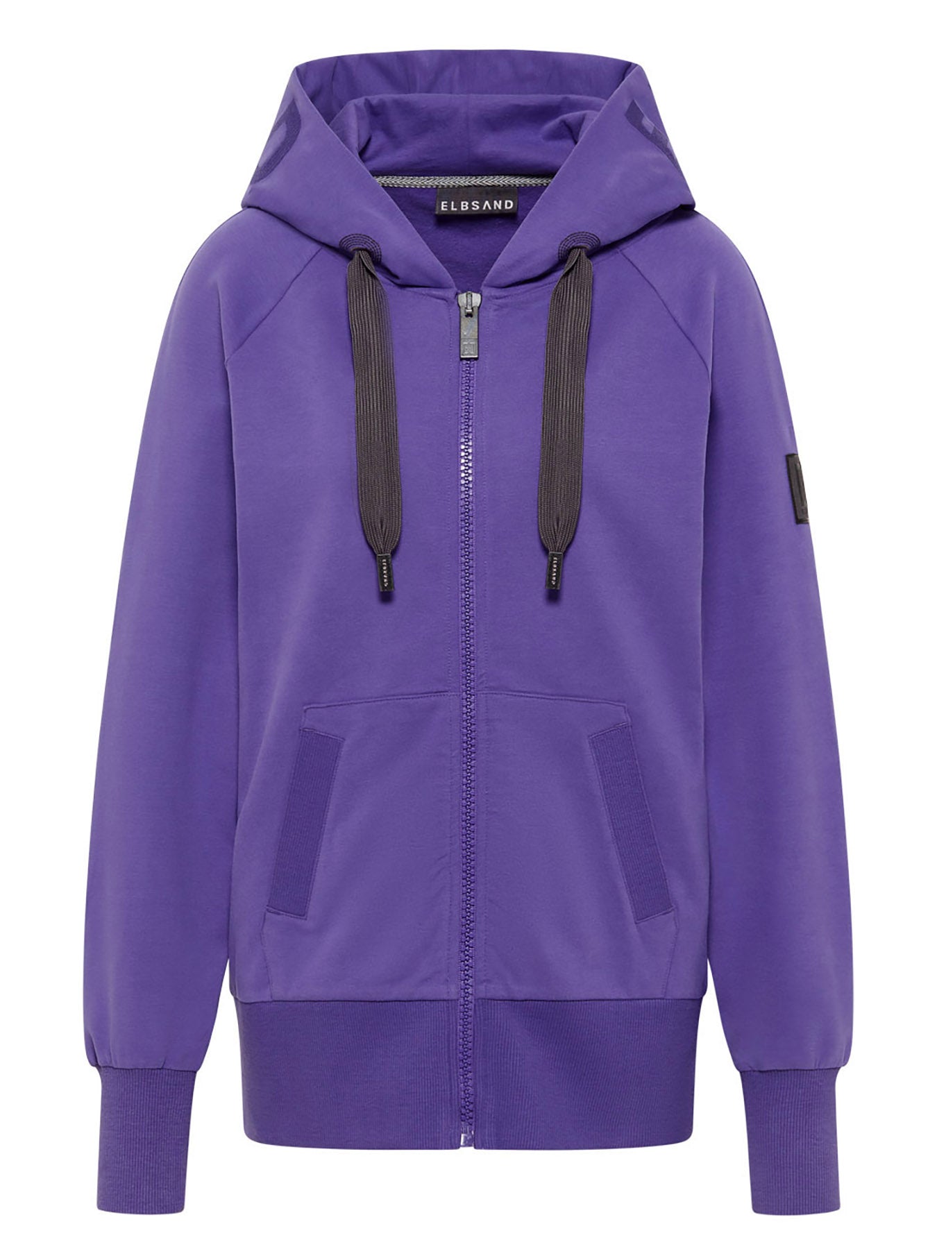 Kelda | Sweatjacke mit Elastischem Stoff und Voluminöser Kapuze für Damen