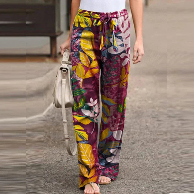 Livia | Print-Hose mit Hochwertigem Stretch und Atmungsaktivität für Damen