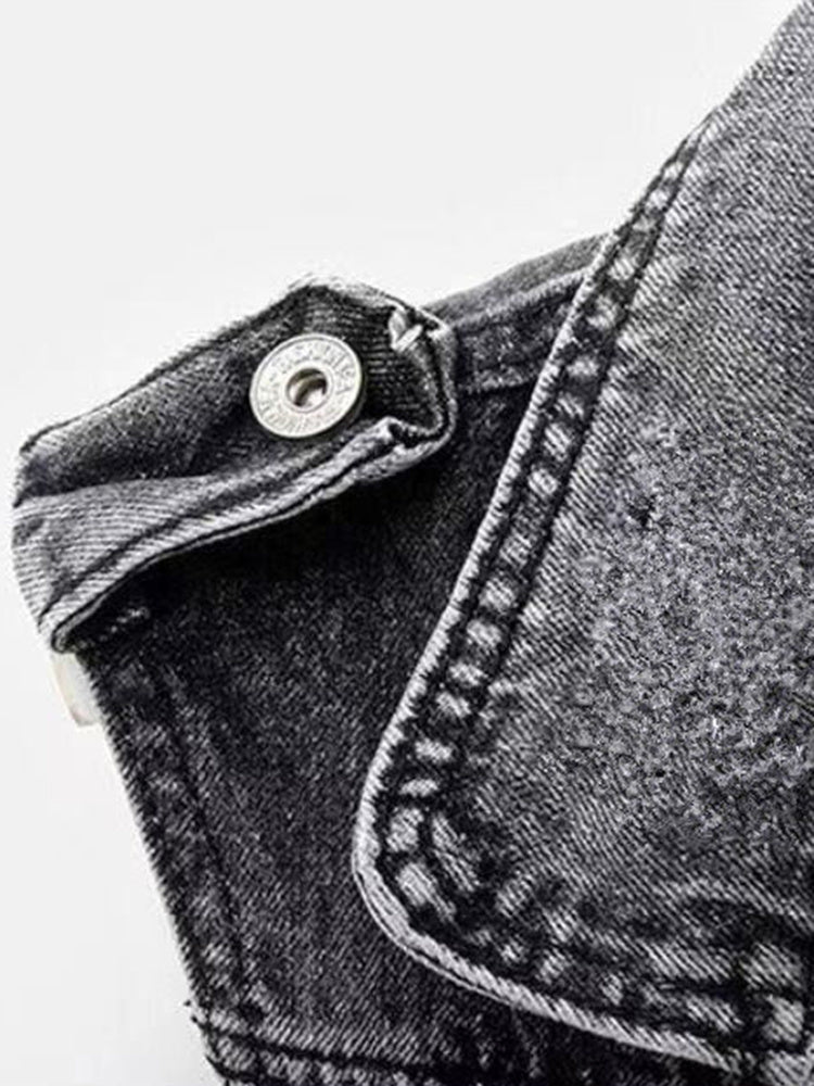 Beatrix | Denim-Weste mit zeitlosem Design und praktischen Taschen für Damen