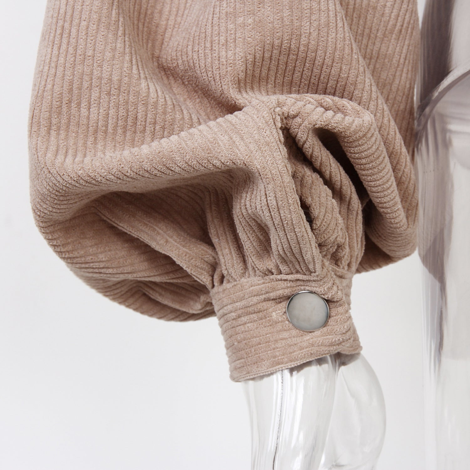 Luna | Cordjacke mit Nostalgischem Stil und Ballonärmeln für Frauen