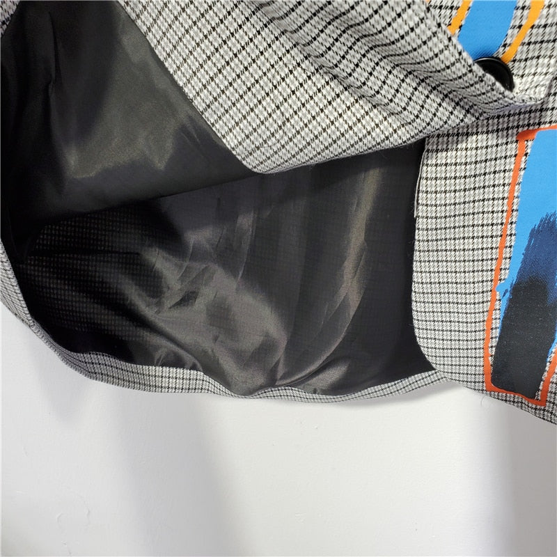 Aveline | Blazer mit Stylischem Karomuster und Praktischen Taschen für Frauen