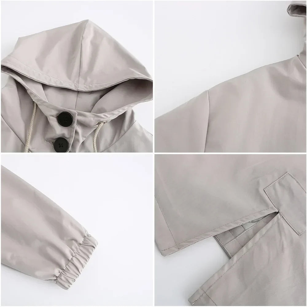 Celestia | Trenchcoat mit Wasserabweisendem Schutz und Zeitlosem Design für Damen