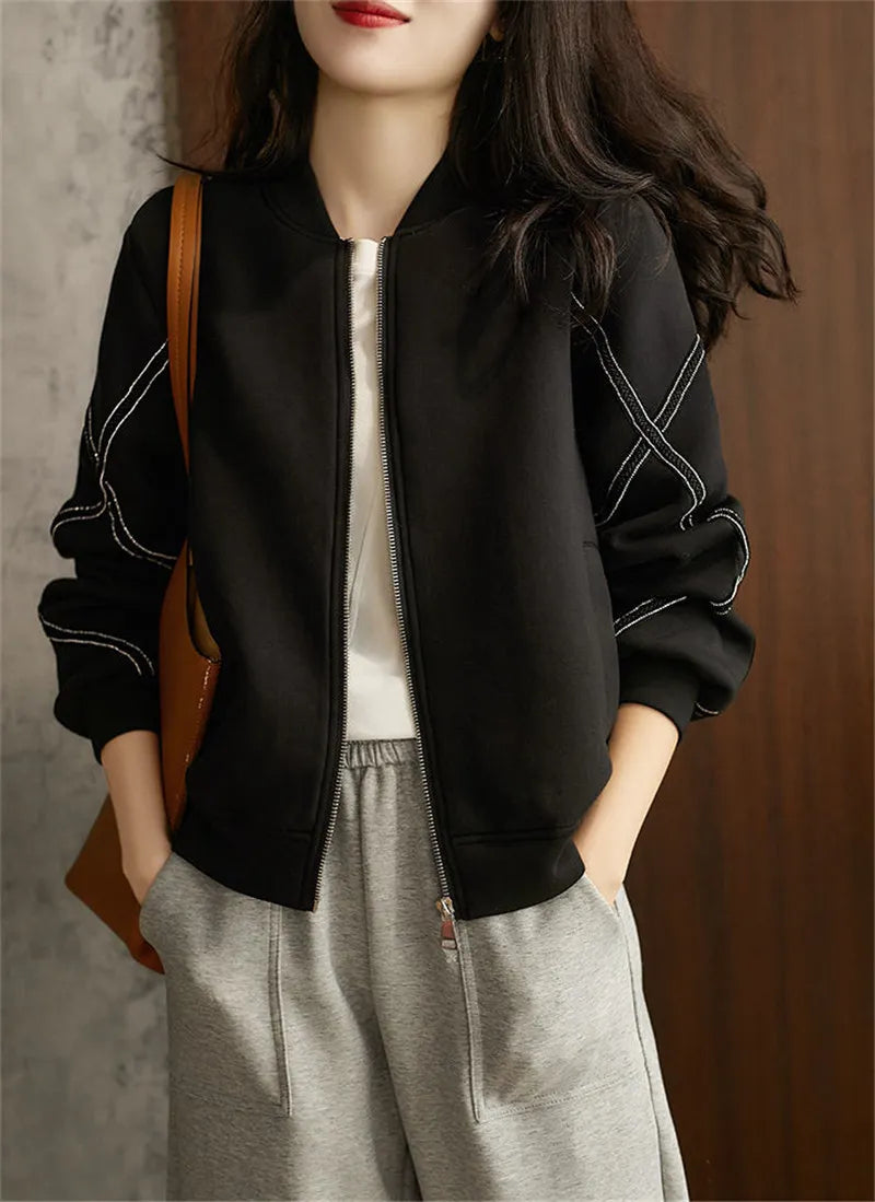 Livia | Bomberjacke mit Wasserdichtem Material und Trendigem Stil für Frauen