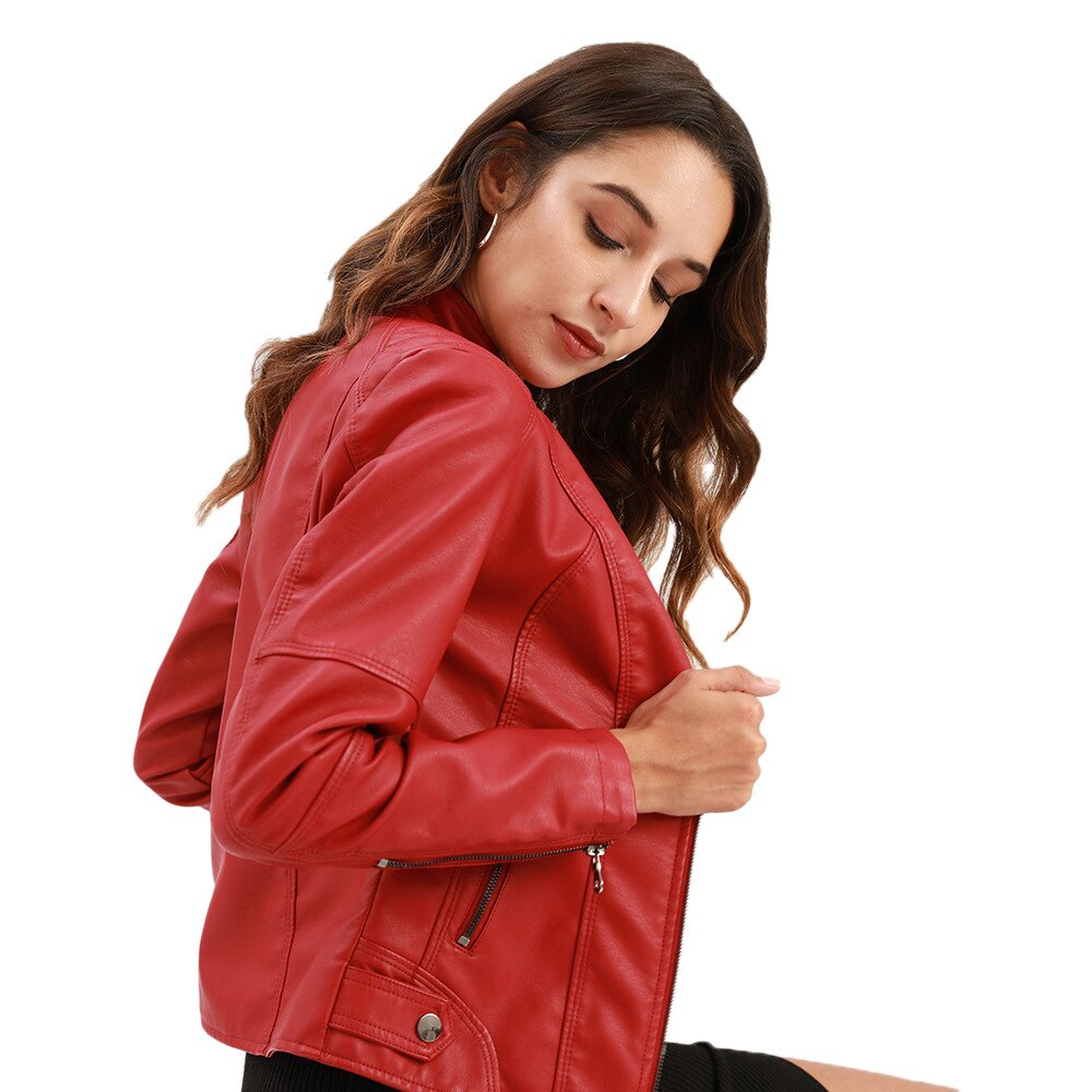 Livia | Bikerjacke mit Elegantem Design und Hochwertigem Kunstleder für Damen
