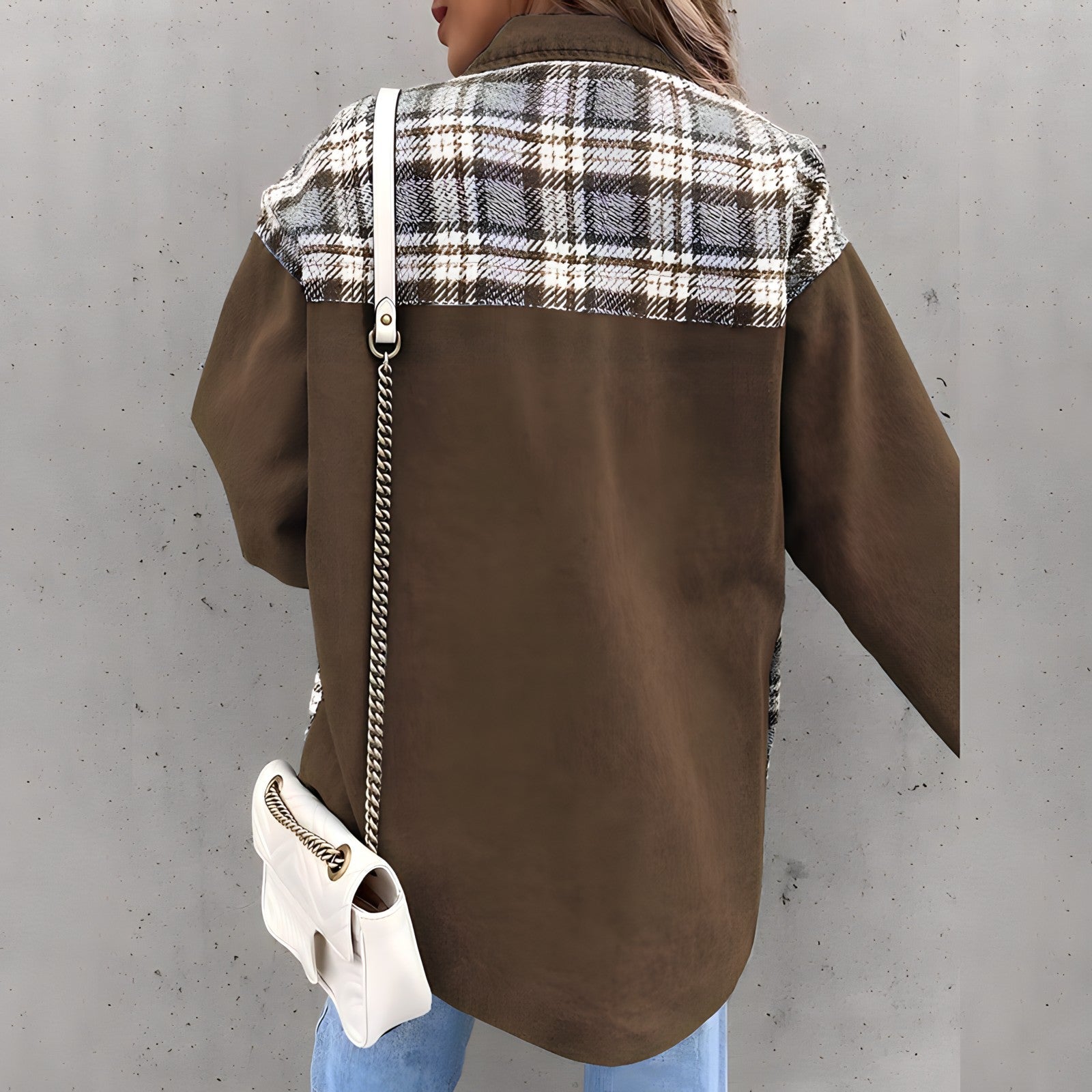 Lena | Karierte Jacke mit Trendigem Design und Hohem Tragekomfort für Damen