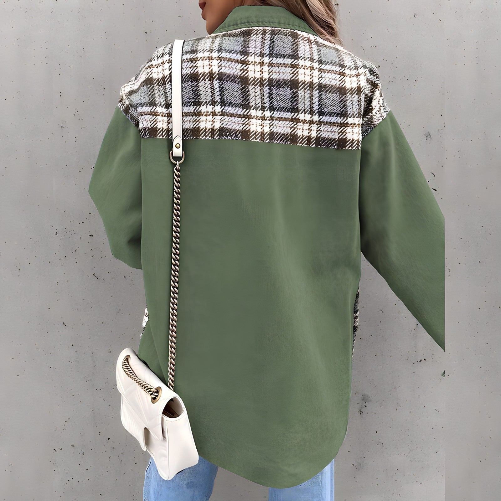Lena | Karierte Jacke mit Trendigem Design und Hohem Tragekomfort für Damen