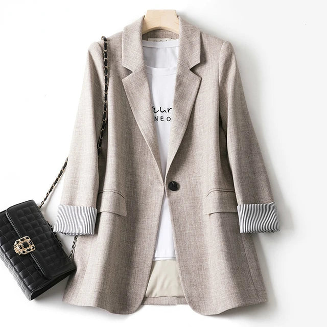 Livia | Blazer mit Trendigem Patchwork-Design und Lockere Passform für Damen