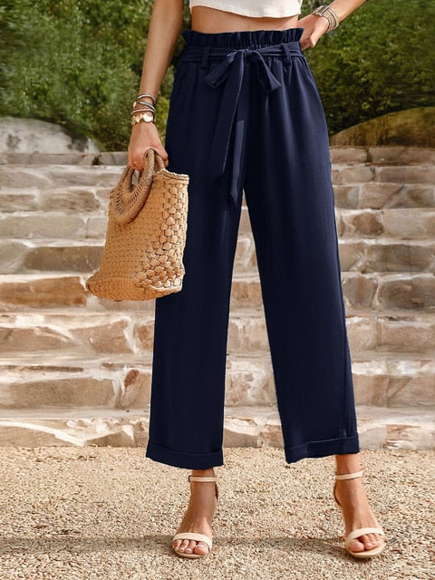 Luna | Hosen mit Eleganten Design und Hoher Taille für Frauen