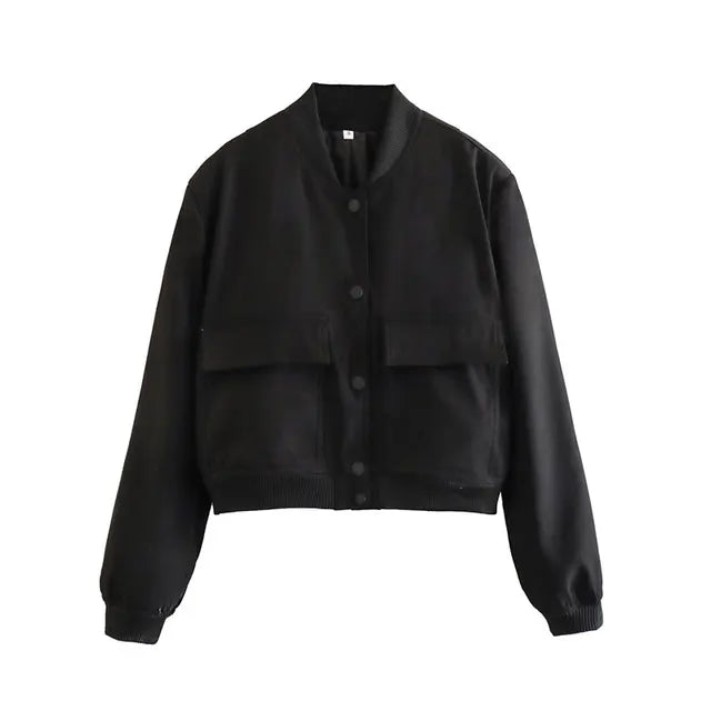 Celestia | Bomberjacke mit zeitloser Eleganz und funktionalen Taschen für Damen