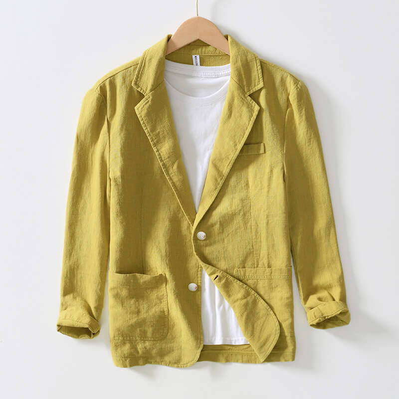 Livia | Leinenjacke mit Atmungsaktiver Baumwollmischung für Frühling/Sommer