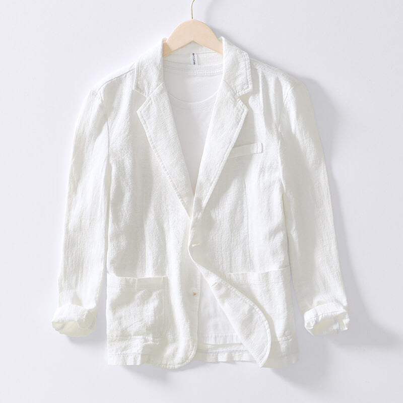 Livia | Leinenjacke mit Atmungsaktiver Baumwollmischung für Frühling/Sommer