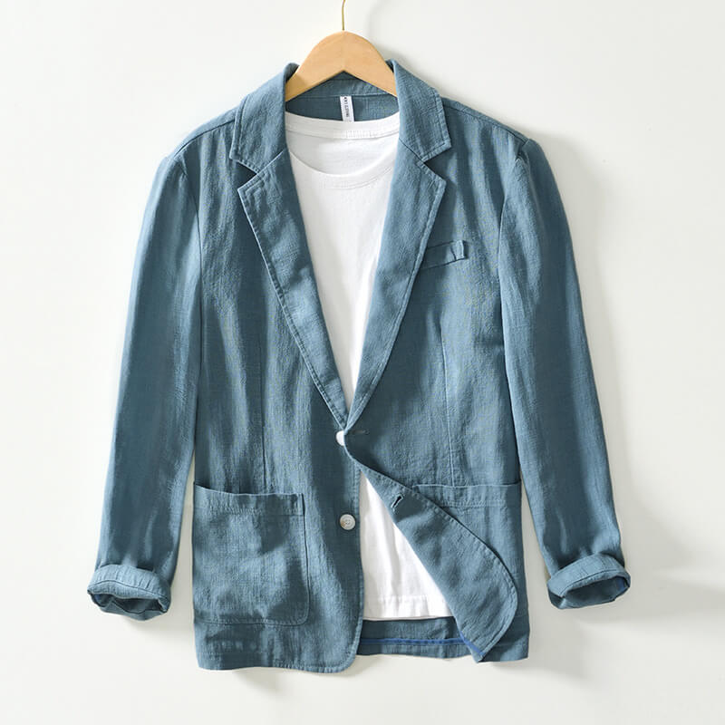 Livia | Leinenjacke mit Atmungsaktiver Baumwollmischung für Frühling/Sommer