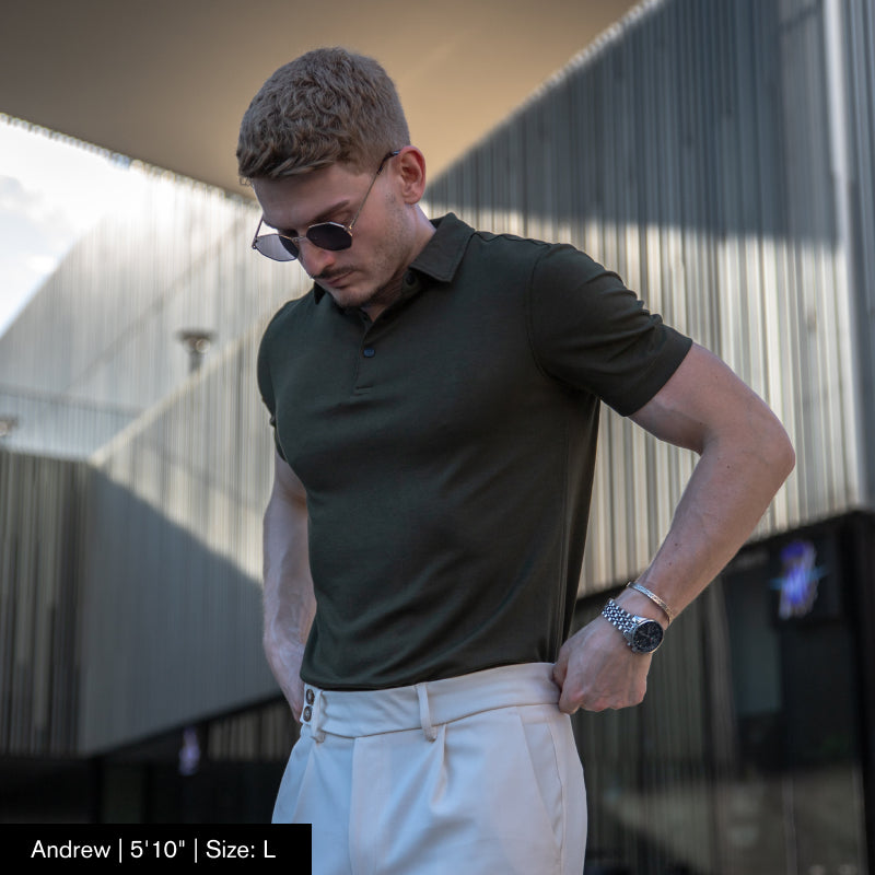 Luca | Poloshirt mit geruchsneutralisierender Technologie und feuchtigkeitsregulierenden Eigenschaften für Herren
