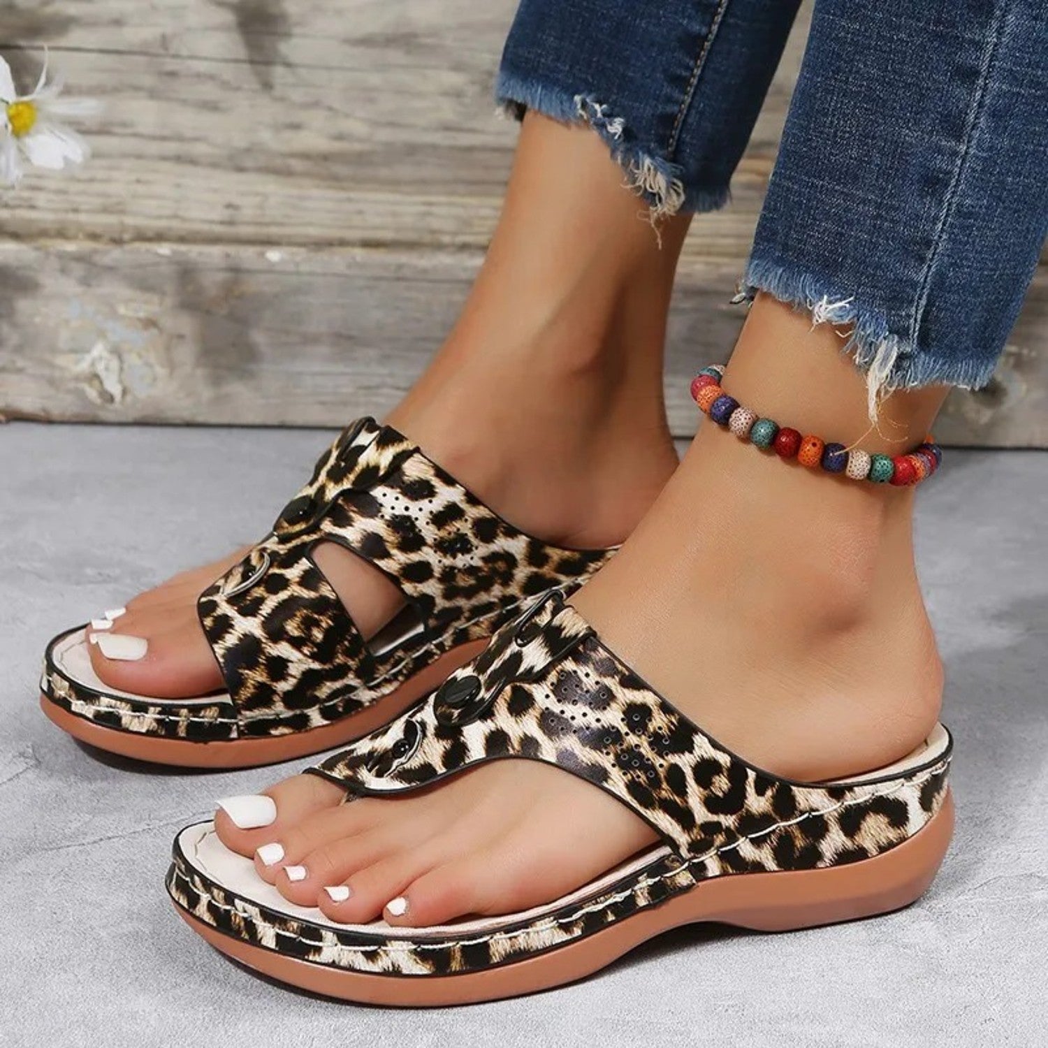 VIDA Damen Sandalen mit offener Zehenpartie und hohlem Design