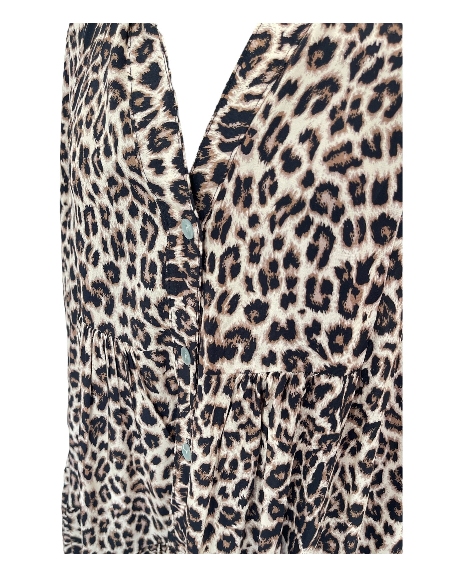 Liora | Oberteil im Stufenlook mit Leo-Print und Weichem Material für Damen