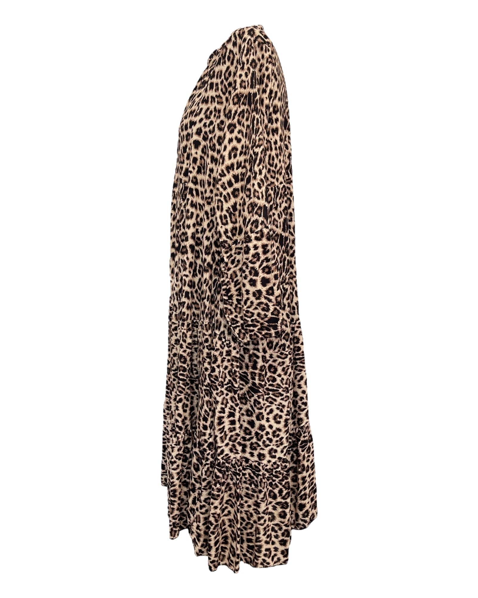 Liora | Oberteil im Stufenlook mit Leo-Print und Weichem Material für Damen