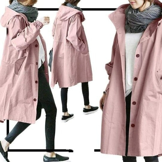 Celestia | Trenchcoat mit wasserabweisendem Material und eleganter Passform für jede Jahreszeit