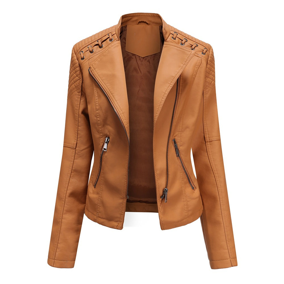 Livia | Lederjacke mit Stilvollem Design und Hochwertigem Leder für Frauen