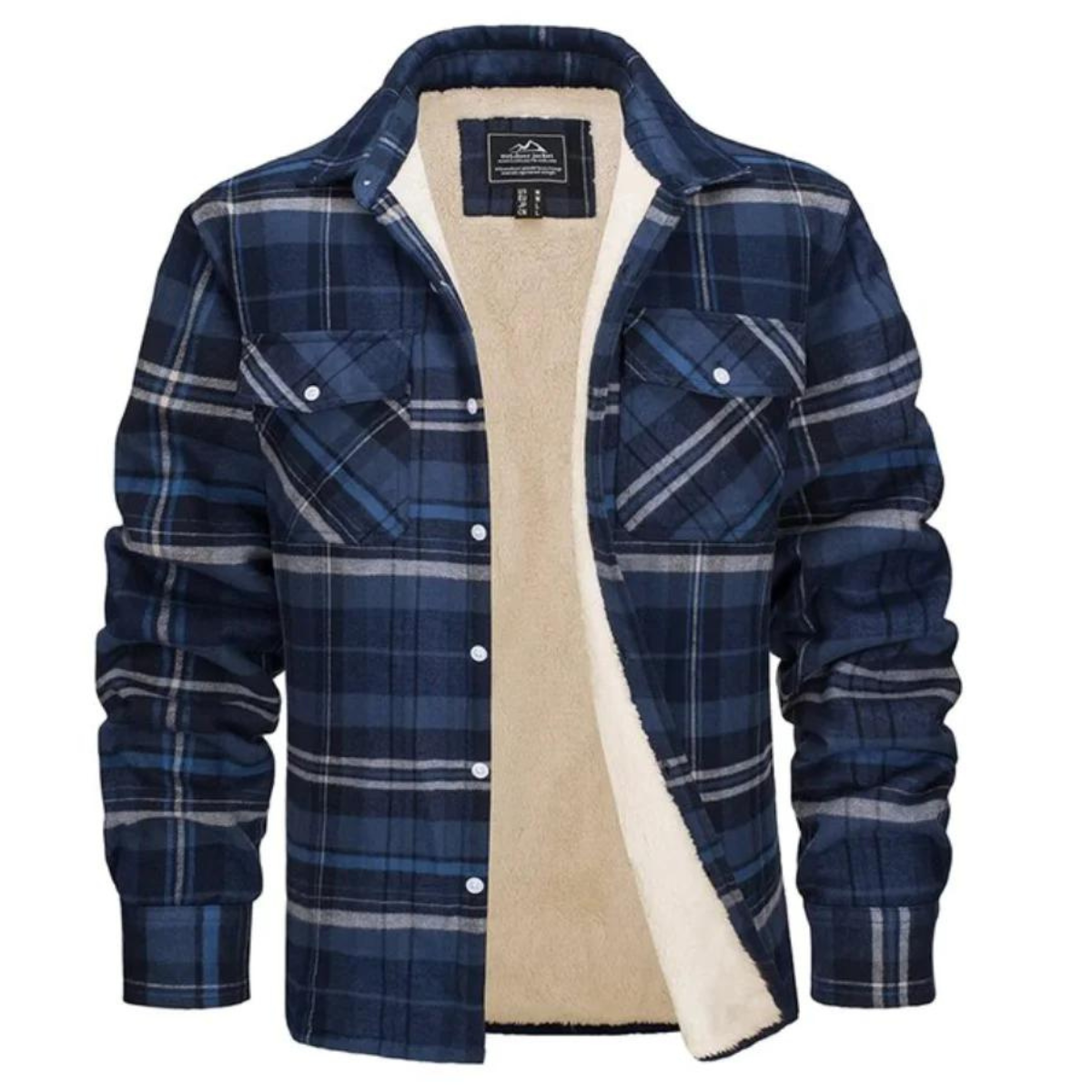 Livia | Jacke mit Fleecefütterung und Kariertem Design für Damen