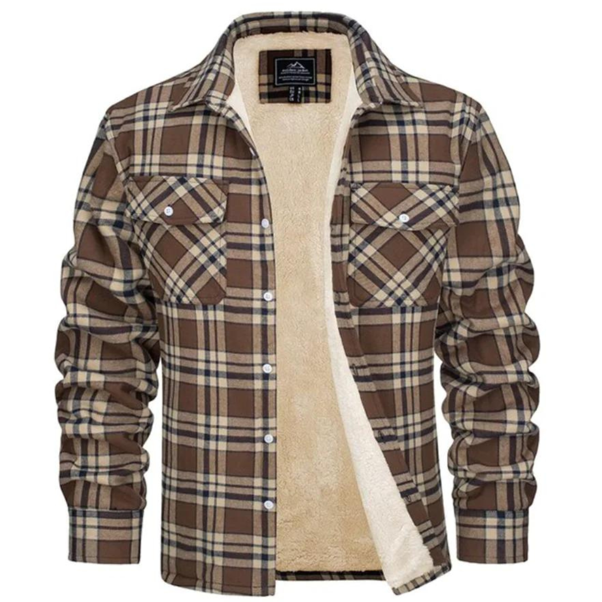 Livia | Jacke mit Fleecefütterung und Kariertem Design für Damen