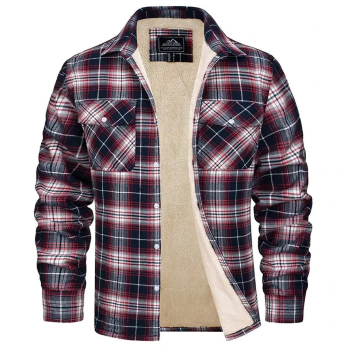 Livia | Jacke mit Fleecefütterung und Kariertem Design für Damen