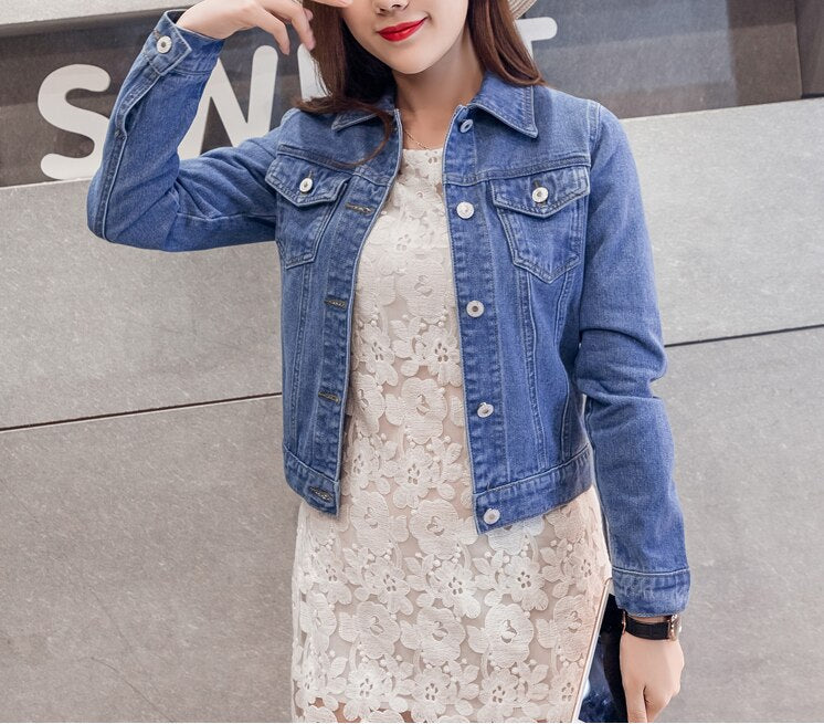 Livia | Jeansjacke mit Körperbetonter Passform und Zeitlosem Stil für Damen