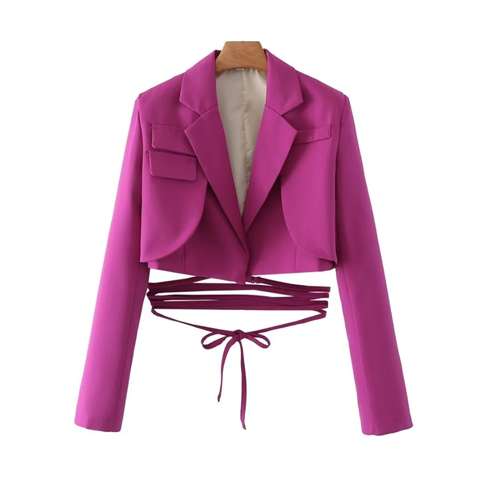 Celestine | Kurzblazer mit Eleganten Details und Zeitgemäßer Silhouette für Frauen
